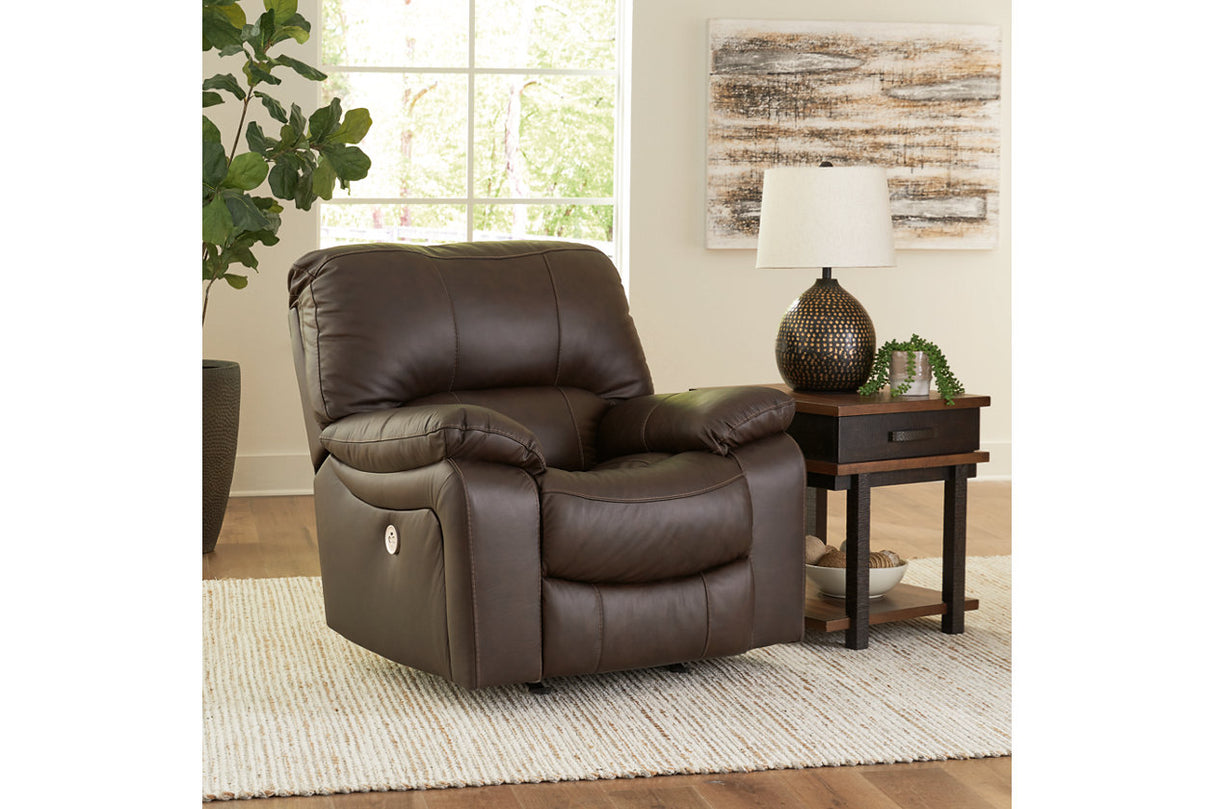 Leesworth Power Reclining Sofa, Loveseat and Recliner from Ashley - Luna Furniture