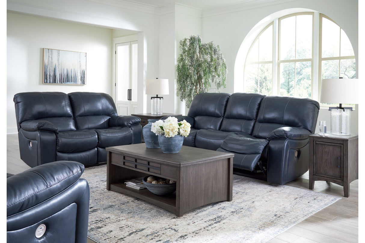 Leesworth Power Reclining Sofa, Loveseat and Recliner from Ashley - Luna Furniture