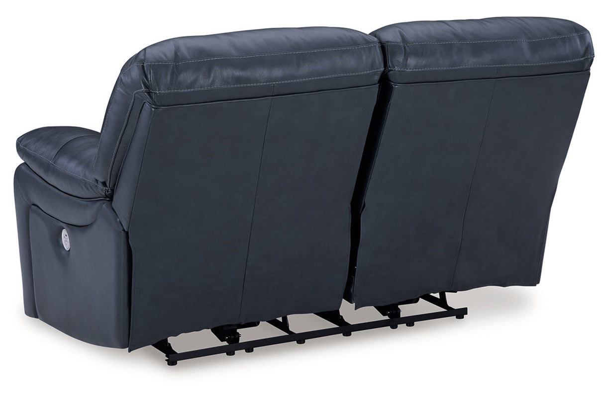 Leesworth Power Reclining Sofa, Loveseat and Recliner from Ashley - Luna Furniture