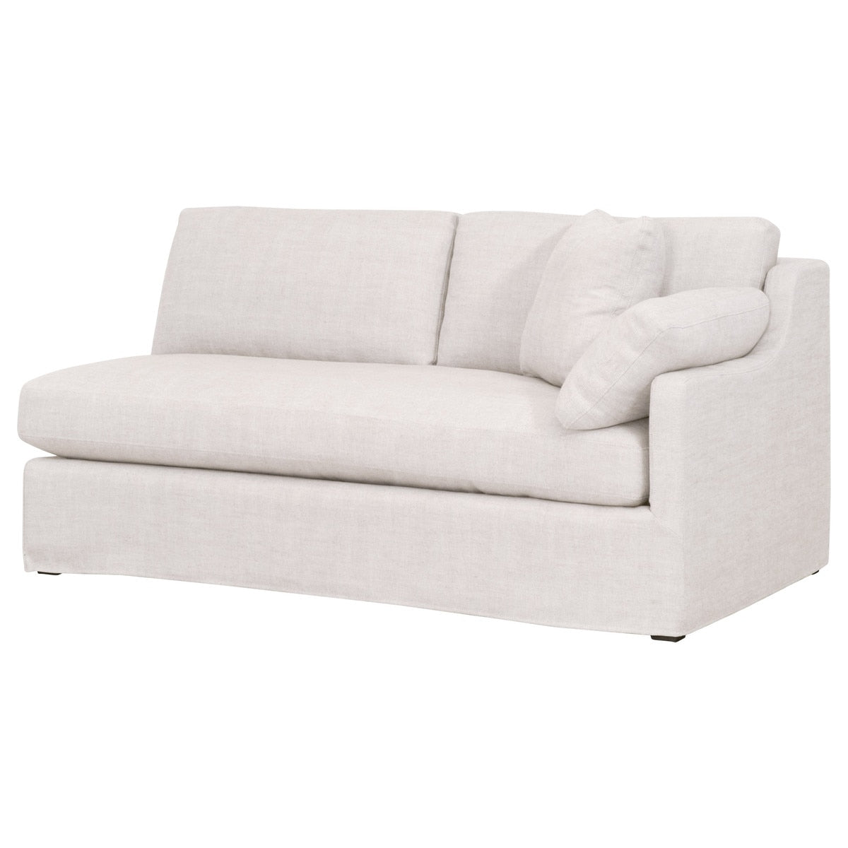 Lena Modular Slipcover 2-seat Right Slope Arm Sofa from Essentials For Living - Luna Furniture