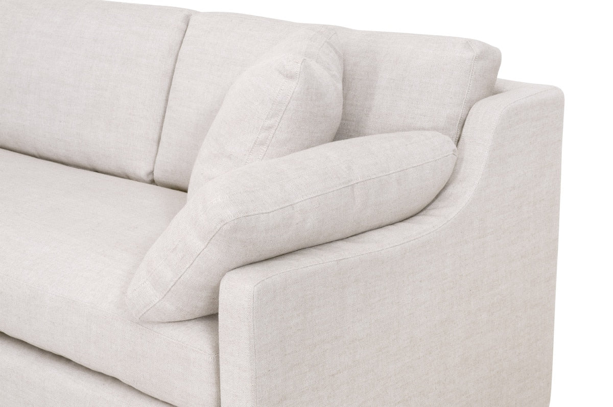 Lena Modular Slipcover 2-seat Right Slope Arm Sofa from Essentials For Living - Luna Furniture