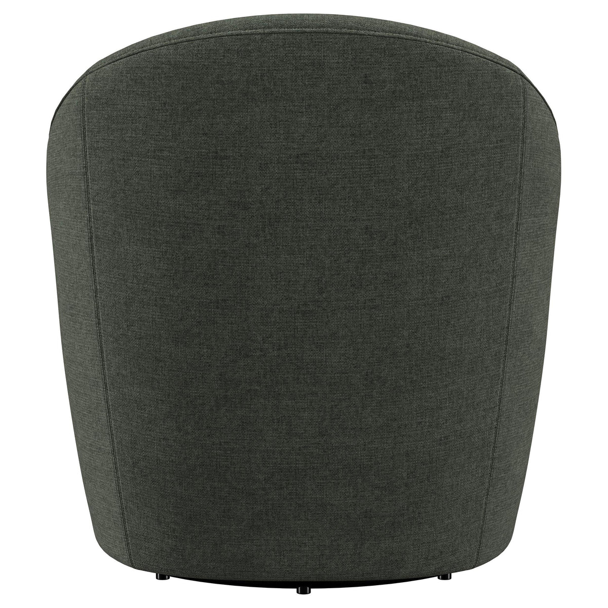 Leon Hunter Green Upholstered Accent Swivel Barrel Chair from Coaster - Luna Furniture