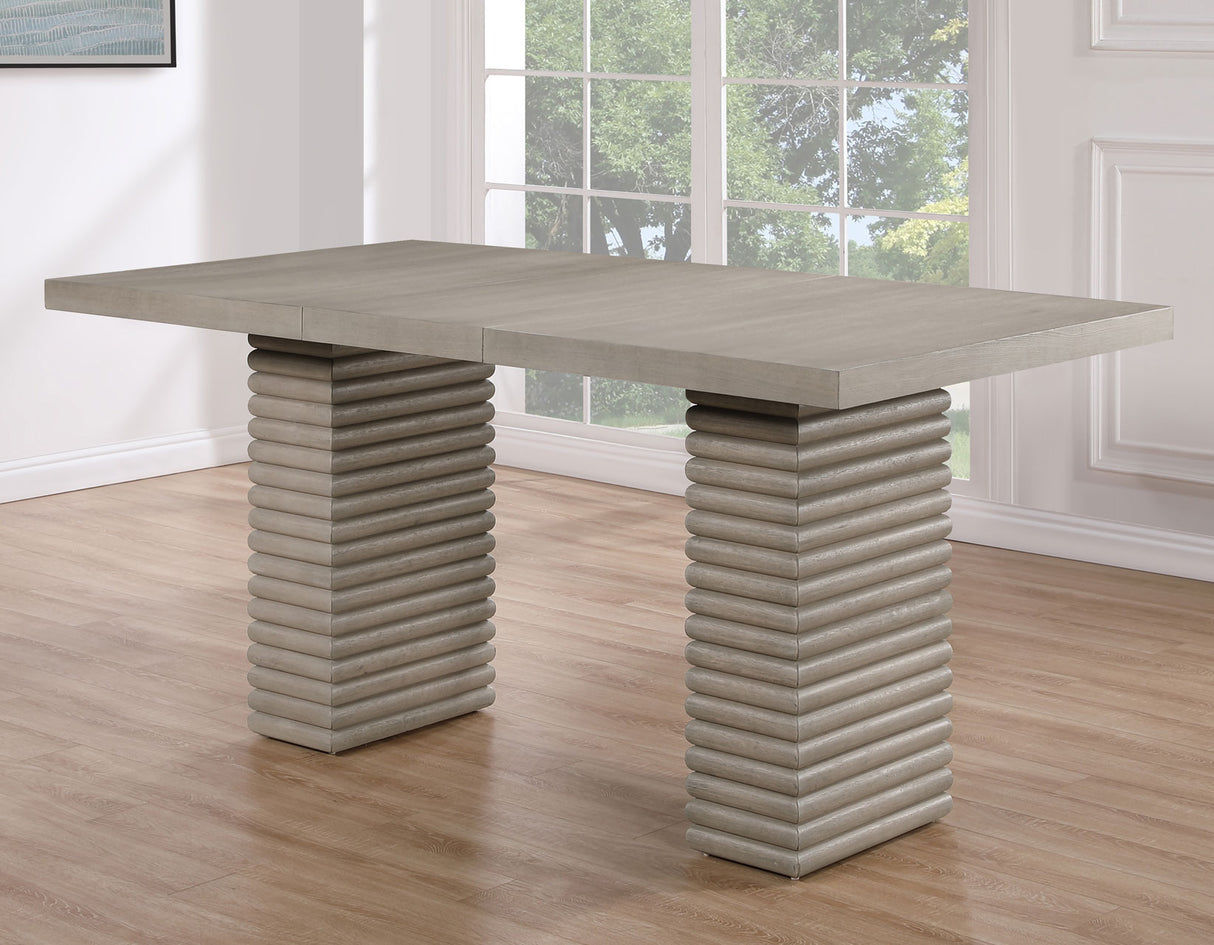 Lily 60-78″ Counter Table w/18″ Leaf from Steve Silver - Luna Furniture