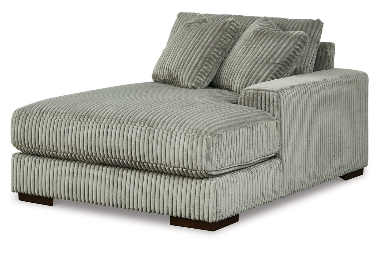 Lindyn Fog 3-Piece Sectional and Chair from Ashley - Luna Furniture
