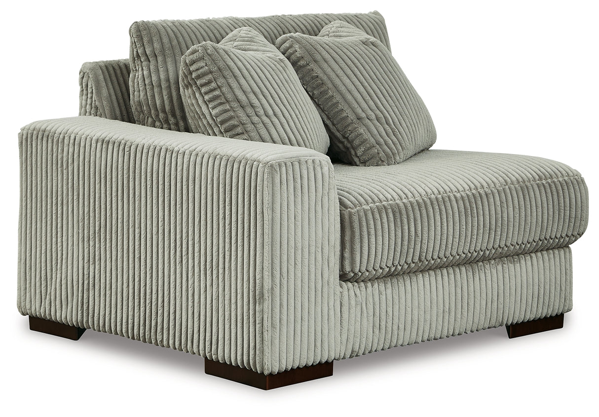 Lindyn Fog 5-Piece Sectional with Ottoman from Ashley Furniture - Luna Furniture