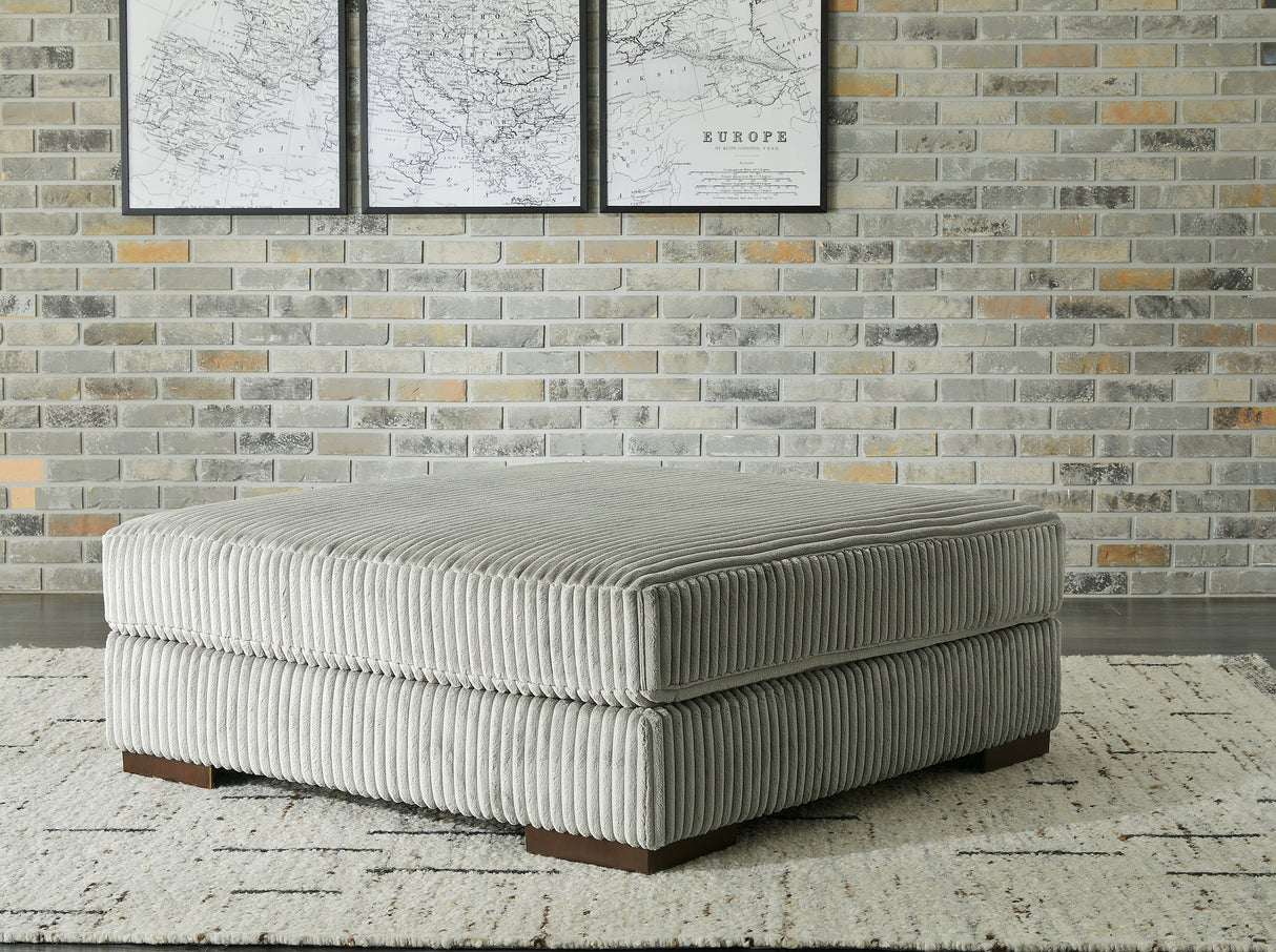 Lindyn Fog 5-Piece Sectional with Ottoman from Ashley Furniture - Luna Furniture