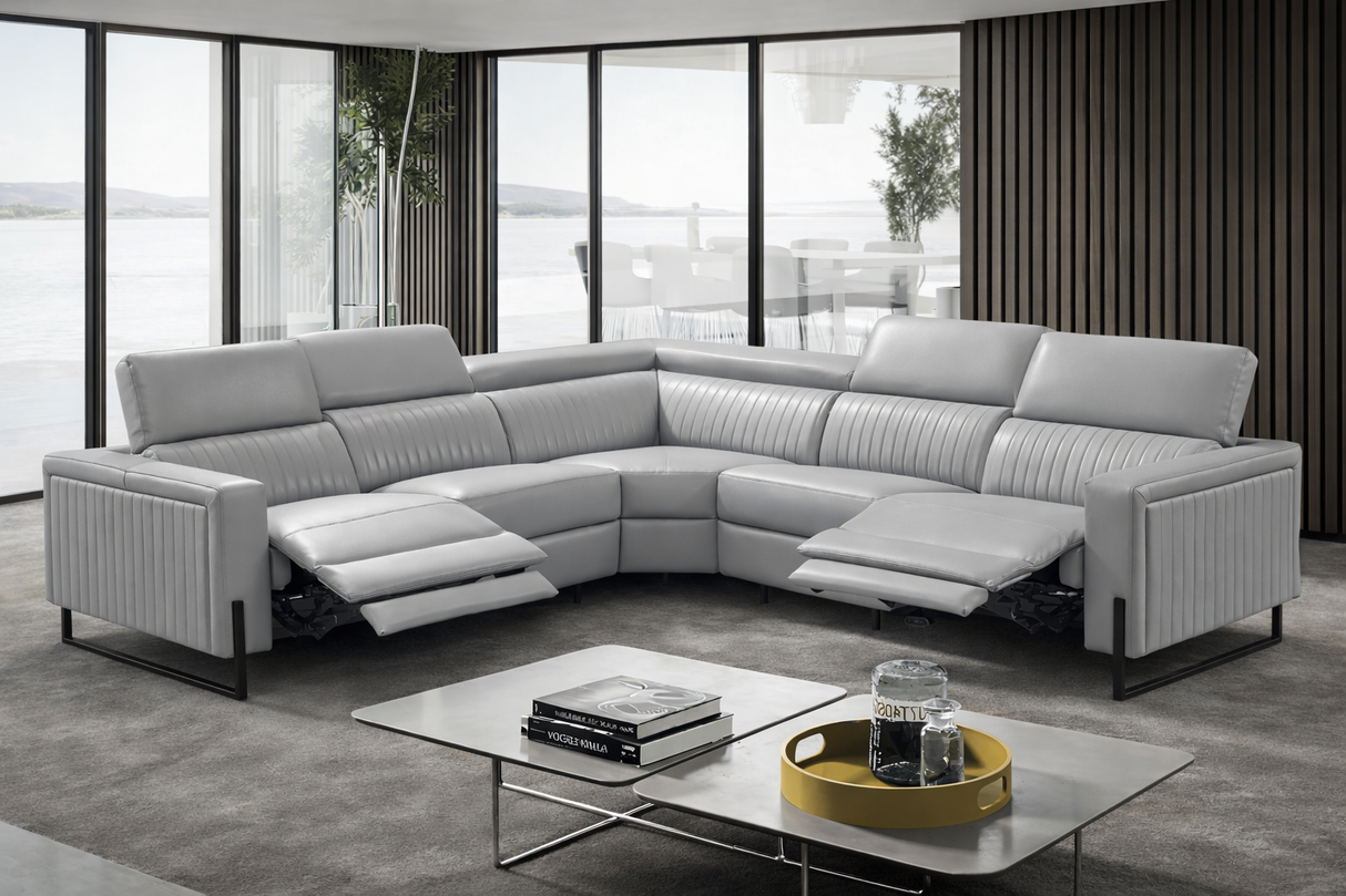2787 Sectional w/ recliners from ESF Furniture - Luna Furniture
