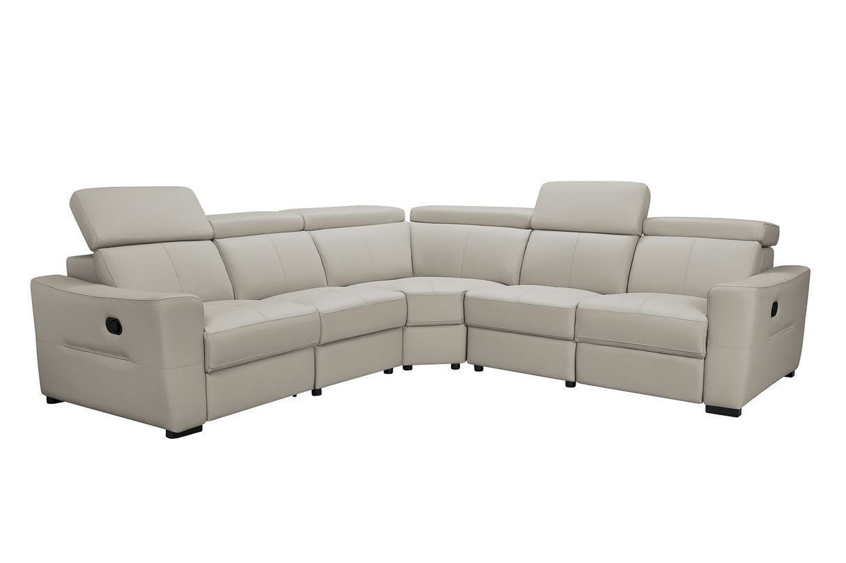 6021 Sectional w/ manual recliners from ESF Furniture - Luna Furniture