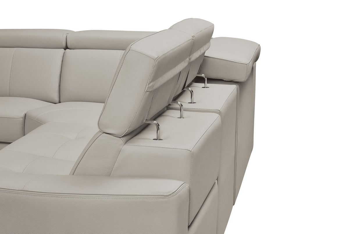 6021 Sectional w/ manual recliners from ESF Furniture - Luna Furniture
