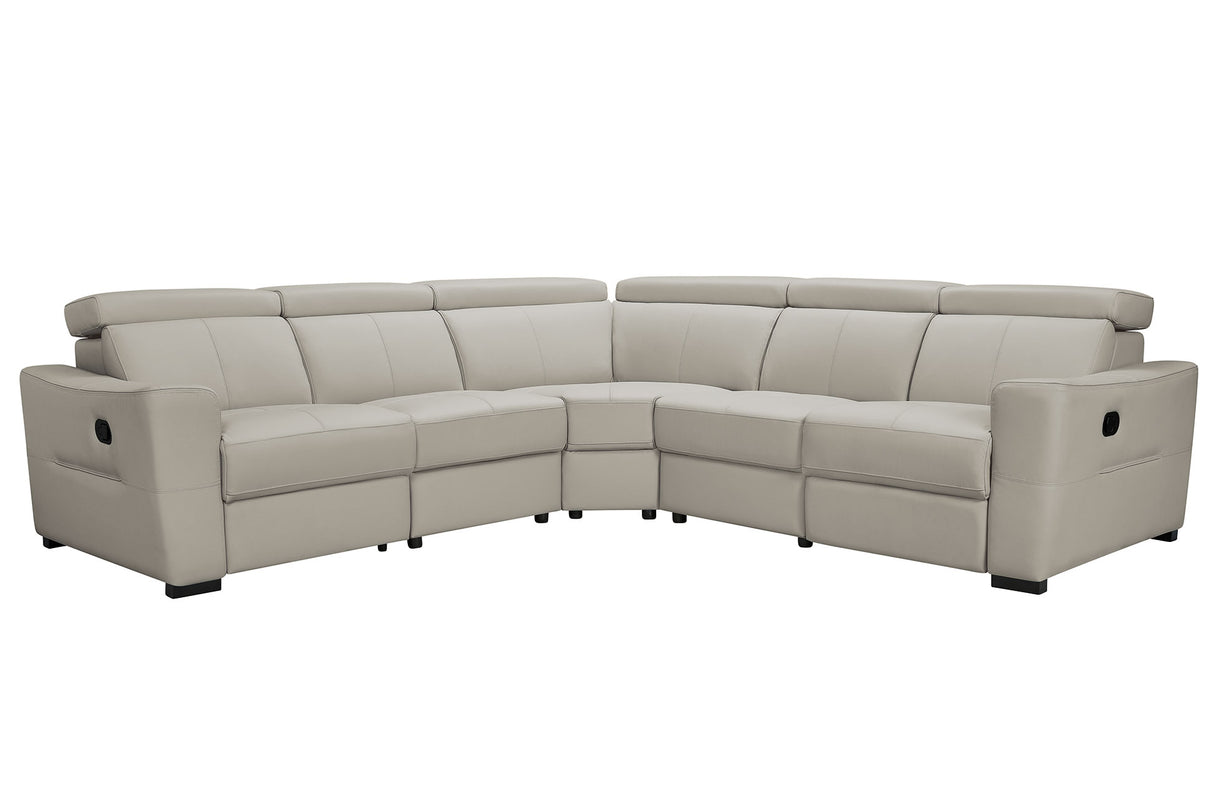 6021 Sectional w/ manual recliners from ESF Furniture - Luna Furniture