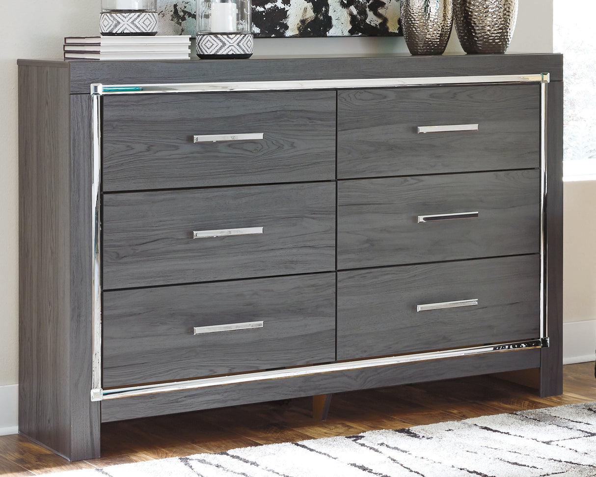 Lodanna King Storage Bed, Dresser and Chest from Ashley Furniture - Luna Furniture