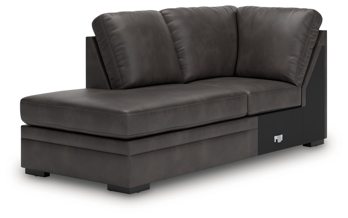 Lofton-Pike Shadow 2-Piece LAF Chaise Sectional from Ashley Furniture - Luna Furniture