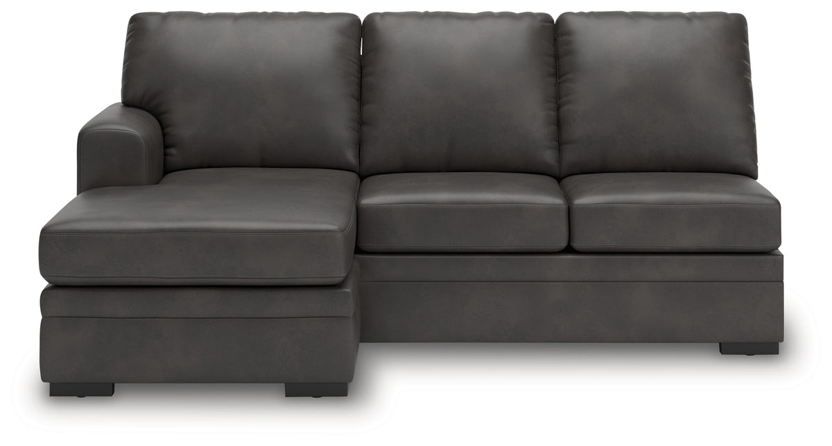 Lofton-Pike Shadow Left-Arm Facing Sofa Chaise from Ashley Furniture - Luna Furniture