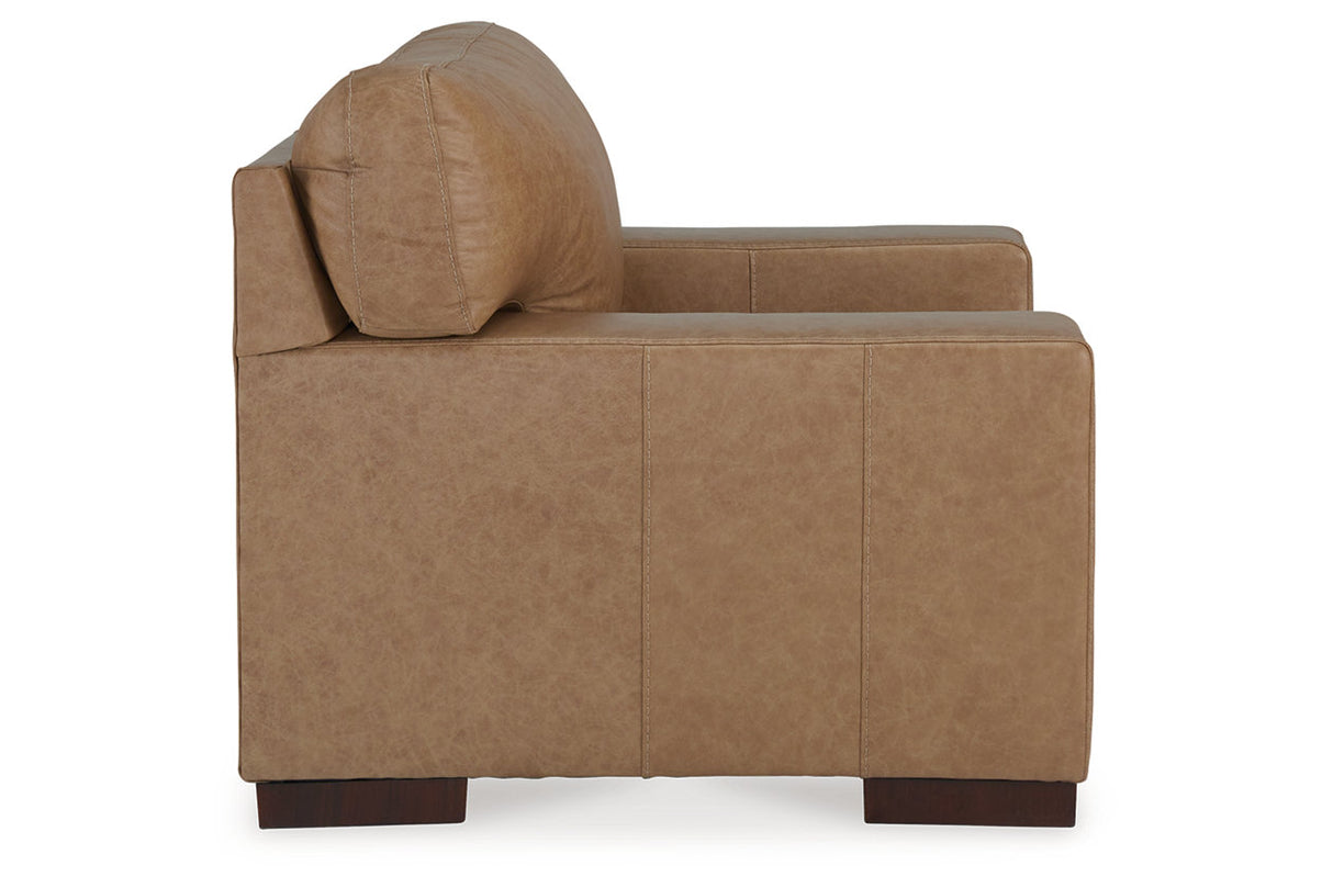 Lombardia Tumbleweed Oversized Chair and Ottoman from Ashley - Luna Furniture