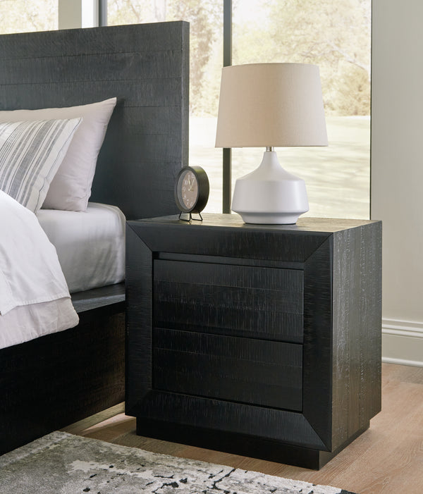 Londer Black Nightstand