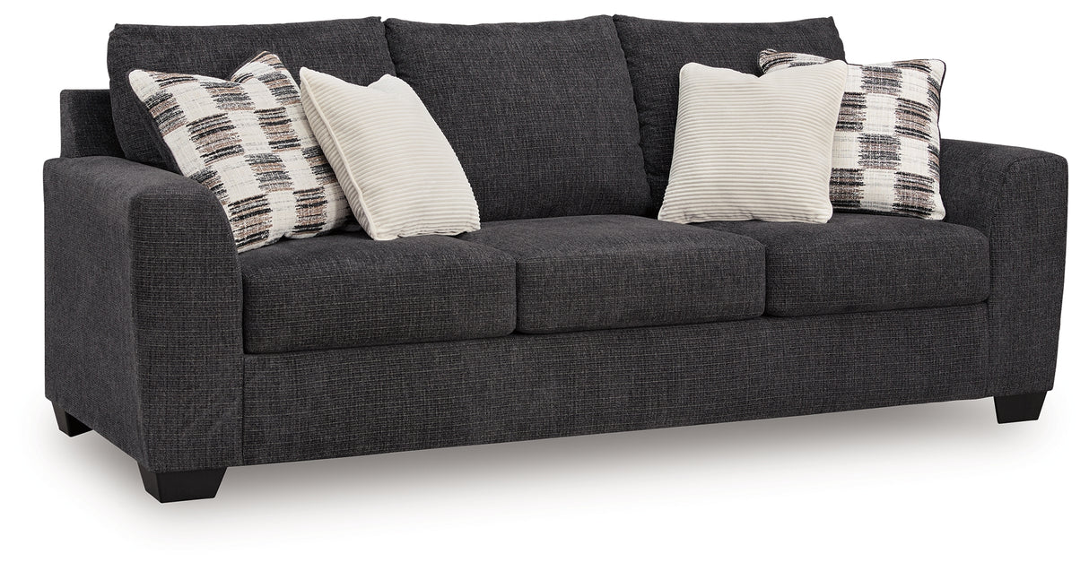 Loreo Ebony Queen Sofa Sleeper from Ashley Furniture - Luna Furniture