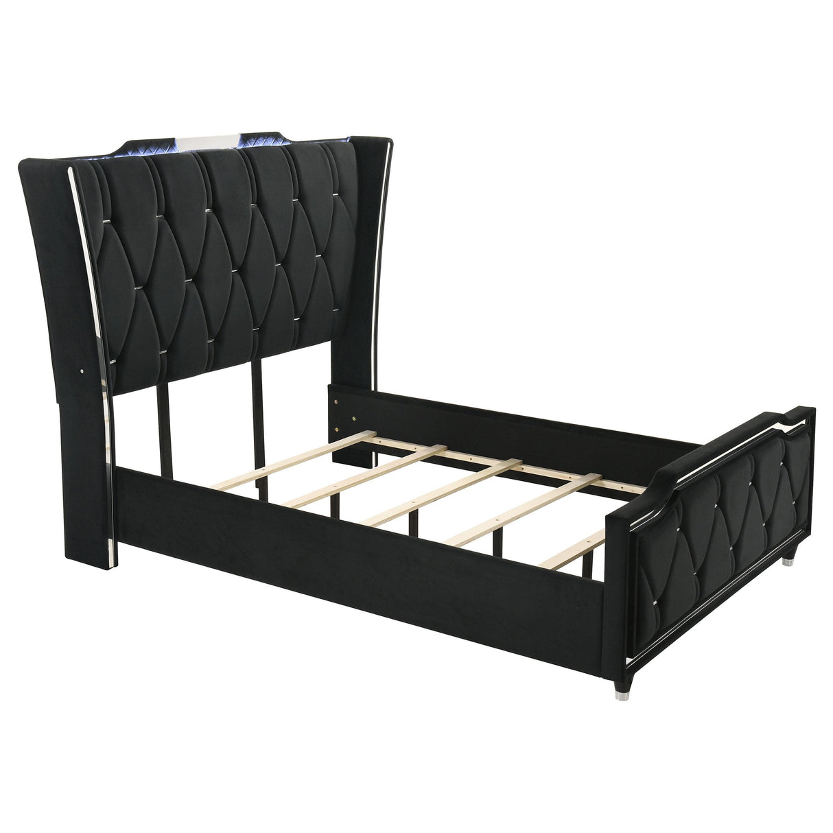Lorient Black 4-Piece Queen Bedroom Set from Coaster - Luna Furniture