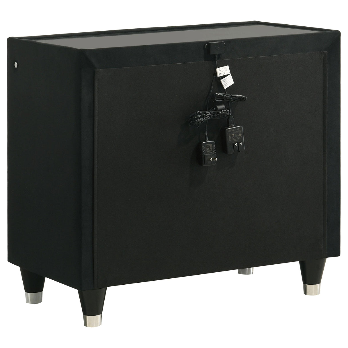 Lorient Black 5-Piece Eastern King Bedroom Set from Coaster - Luna Furniture