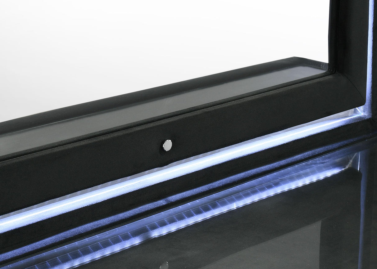 Lorient Black LED Dresser Mirror from Coaster - Luna Furniture