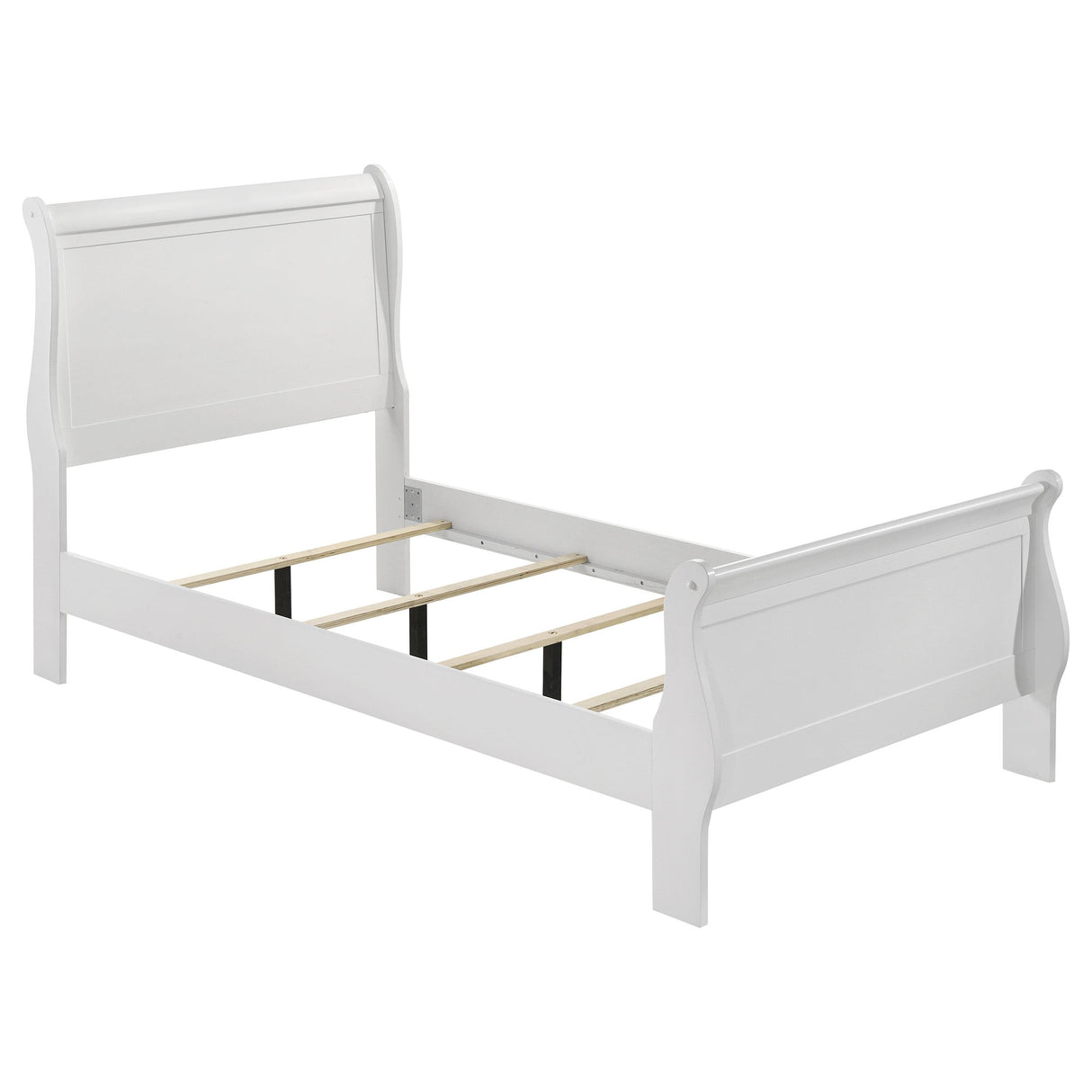 Louis Philippe White 4-Piece Twin Bedroom Set from Coaster - Luna Furniture