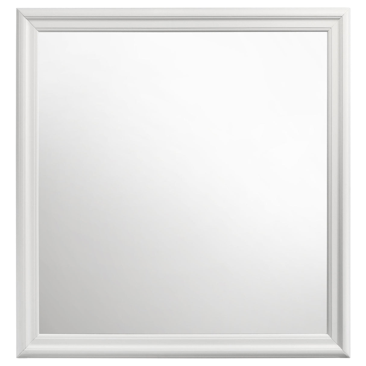 Louis Philippe White Dresser Mirror (Mirror Only) from Coaster - Luna Furniture
