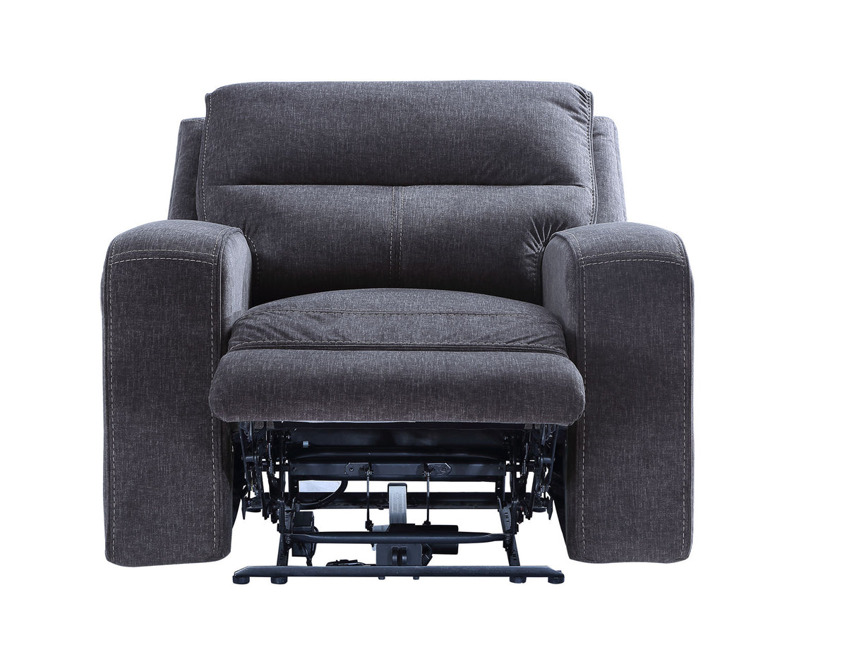 Lovell Charcoal 3-Piece Power Reclining Living Room Set from Steve Silver - Luna Furniture