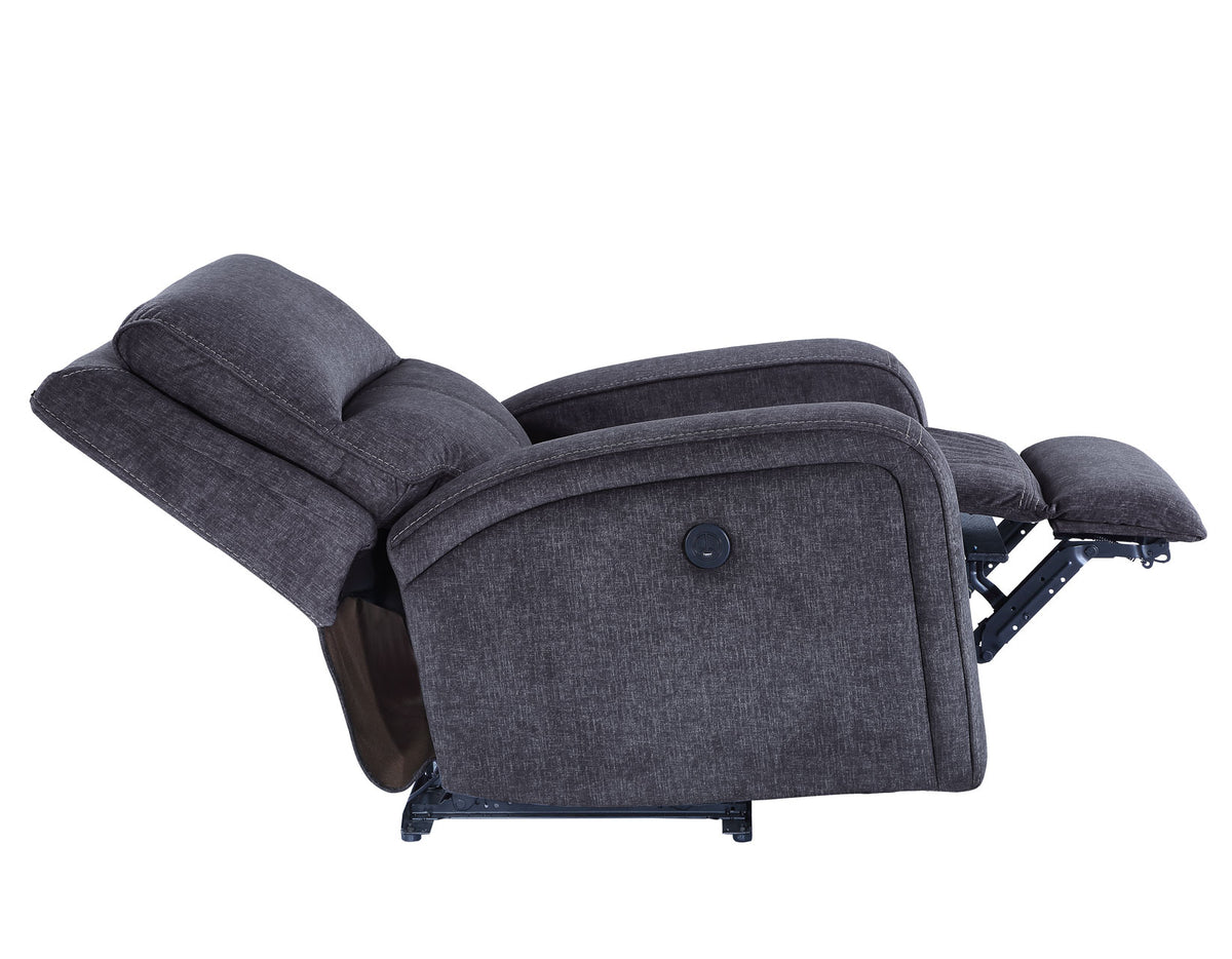 Lovell Charcoal 3-Piece Power Reclining Living Room Set from Steve Silver - Luna Furniture