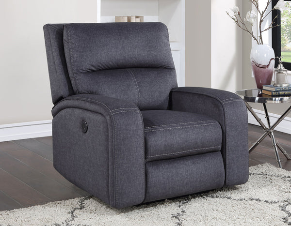 Lovell Charcoal Power Recliner