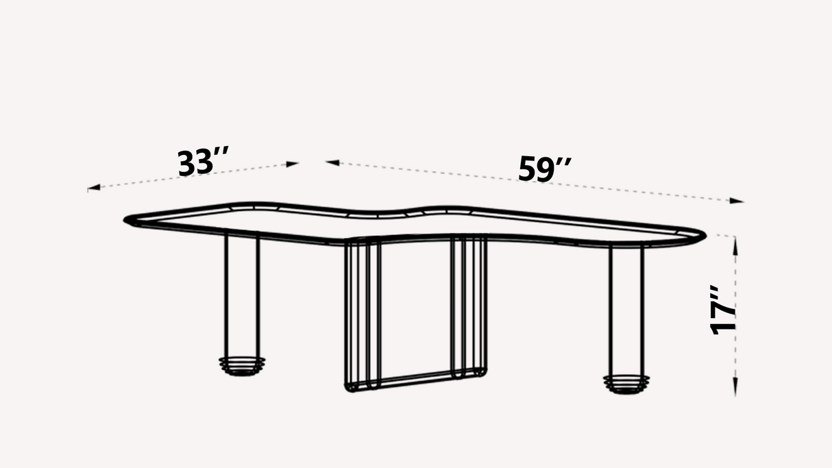 Luciano Coffee Table from Luna Luxury - Luna Furniture