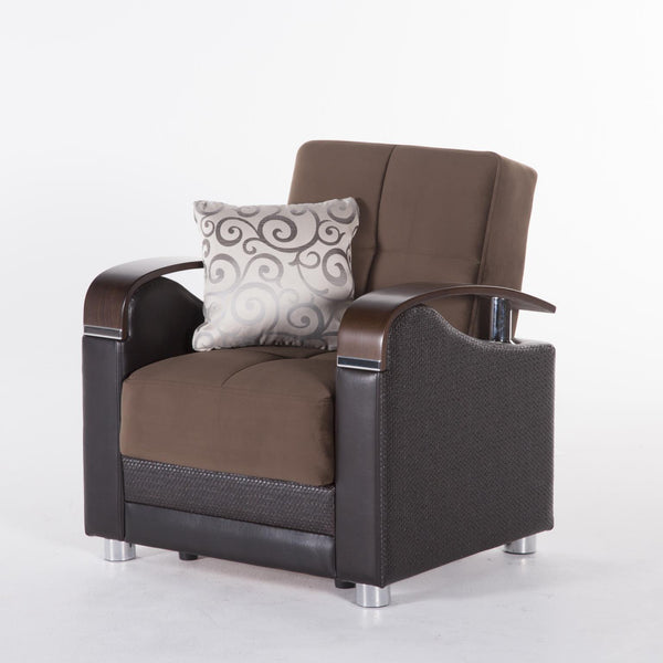 Luna Naomi Brown Armchair