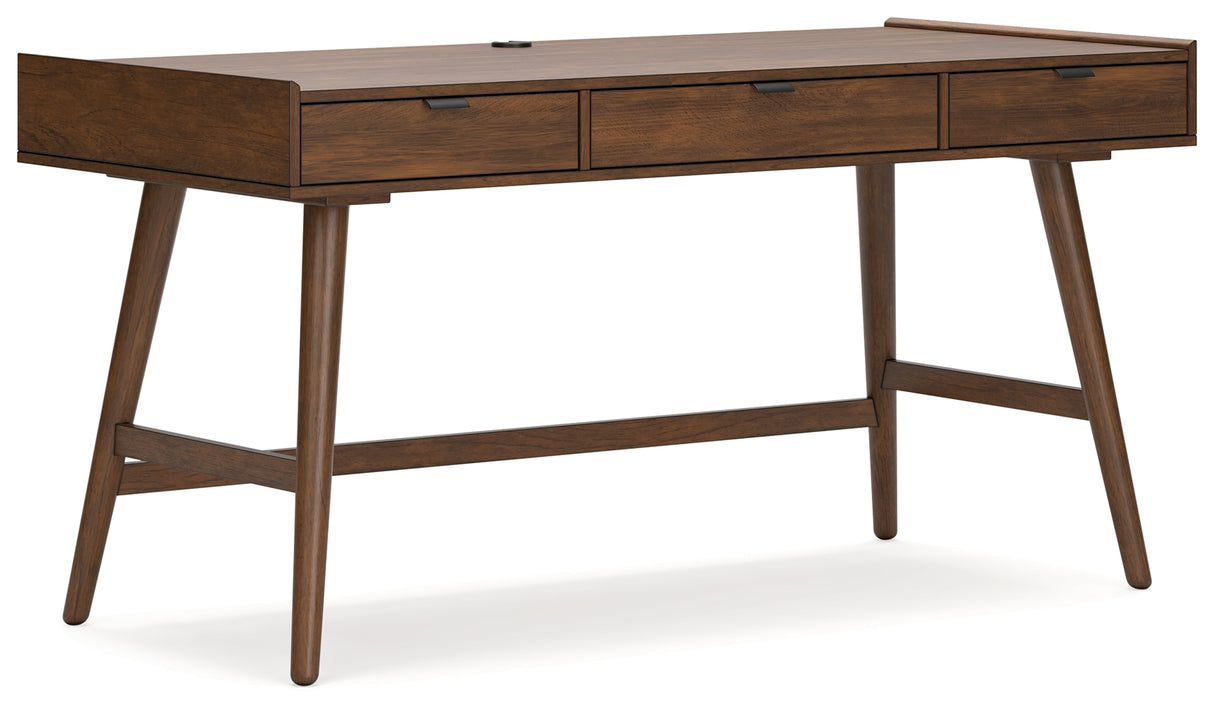 Lyncott Brown 60" Home Office Desk from Ashley - Luna Furniture