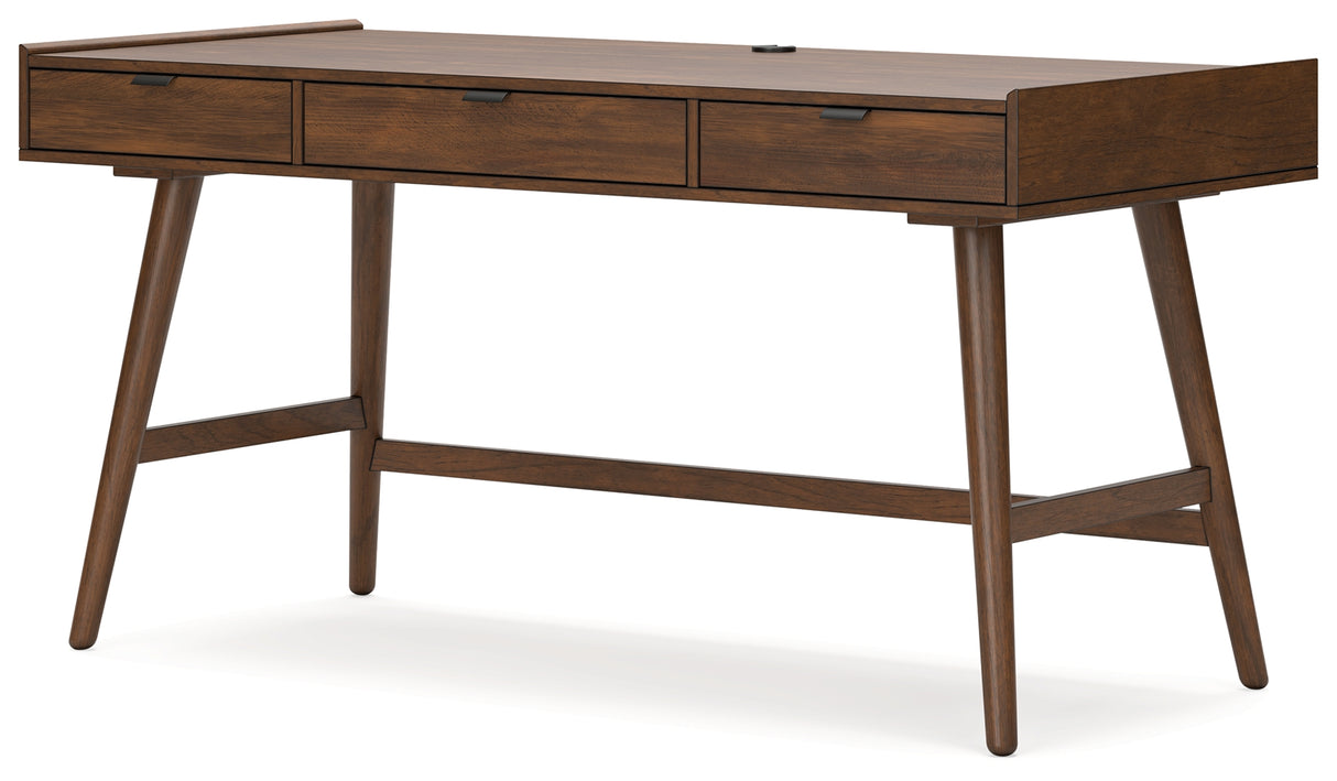 Lyncott Brown 60" Home Office Desk from Ashley - Luna Furniture