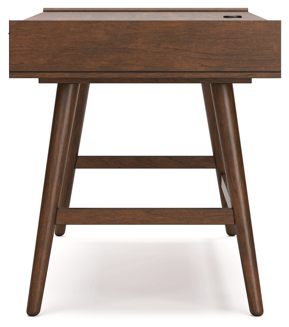 Lyncott Brown 60" Home Office Desk from Ashley - Luna Furniture