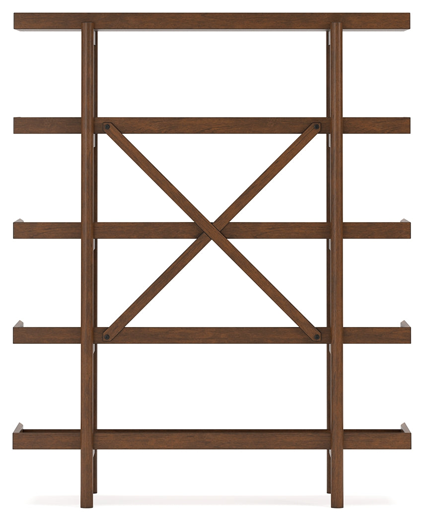 Lyncott Brown 70" Bookcase from Ashley - Luna Furniture