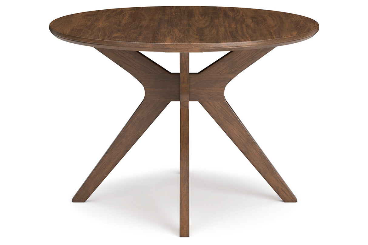 Lyncott Gray/Brown Dining Table and 4 Chairs from Ashley Furniture - Luna Furniture