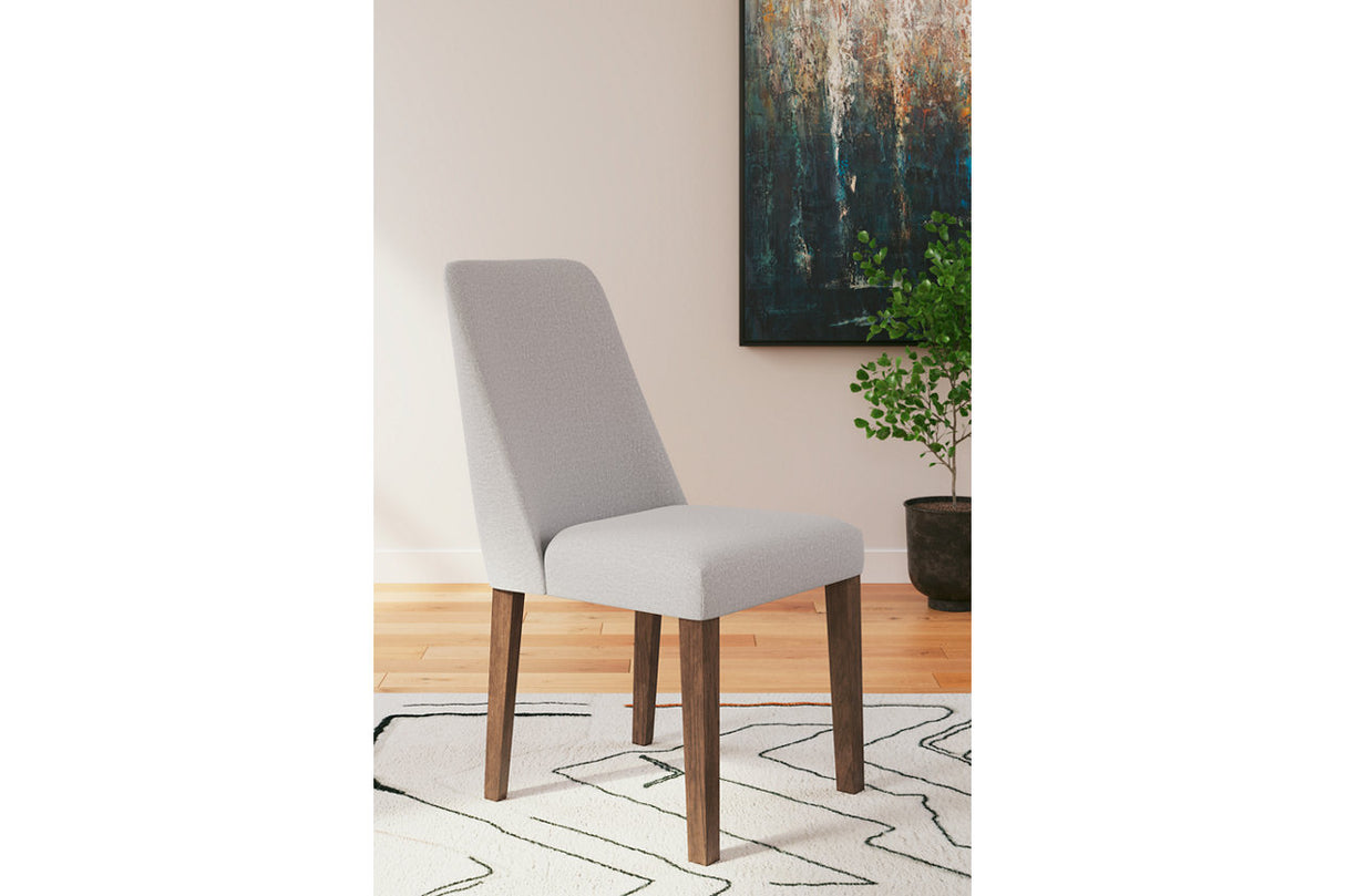Lyncott Gray/Brown Dining Table and 4 Chairs from Ashley Furniture - Luna Furniture