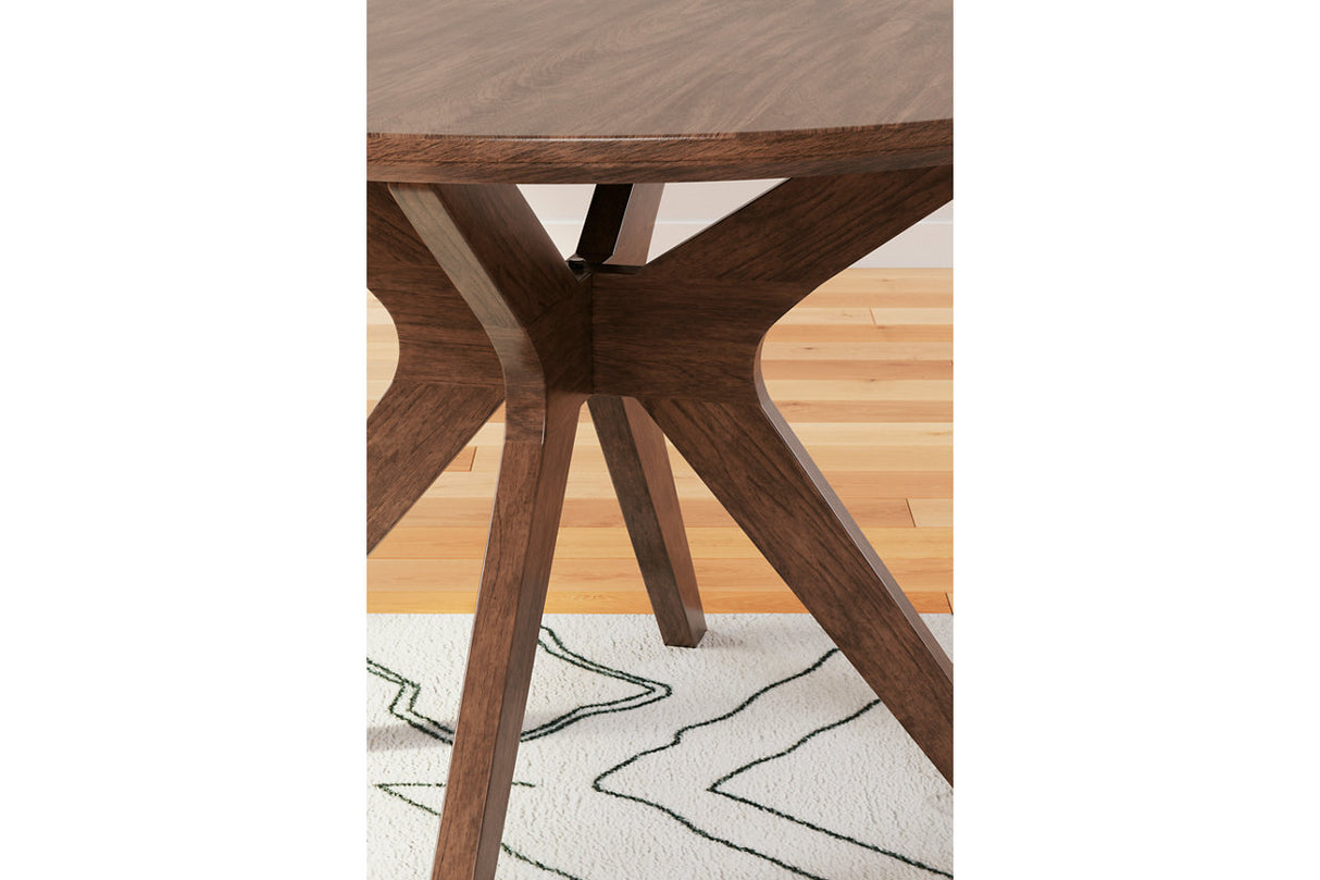 Lyncott Gray/Brown Dining Table and 4 Chairs from Ashley Furniture - Luna Furniture