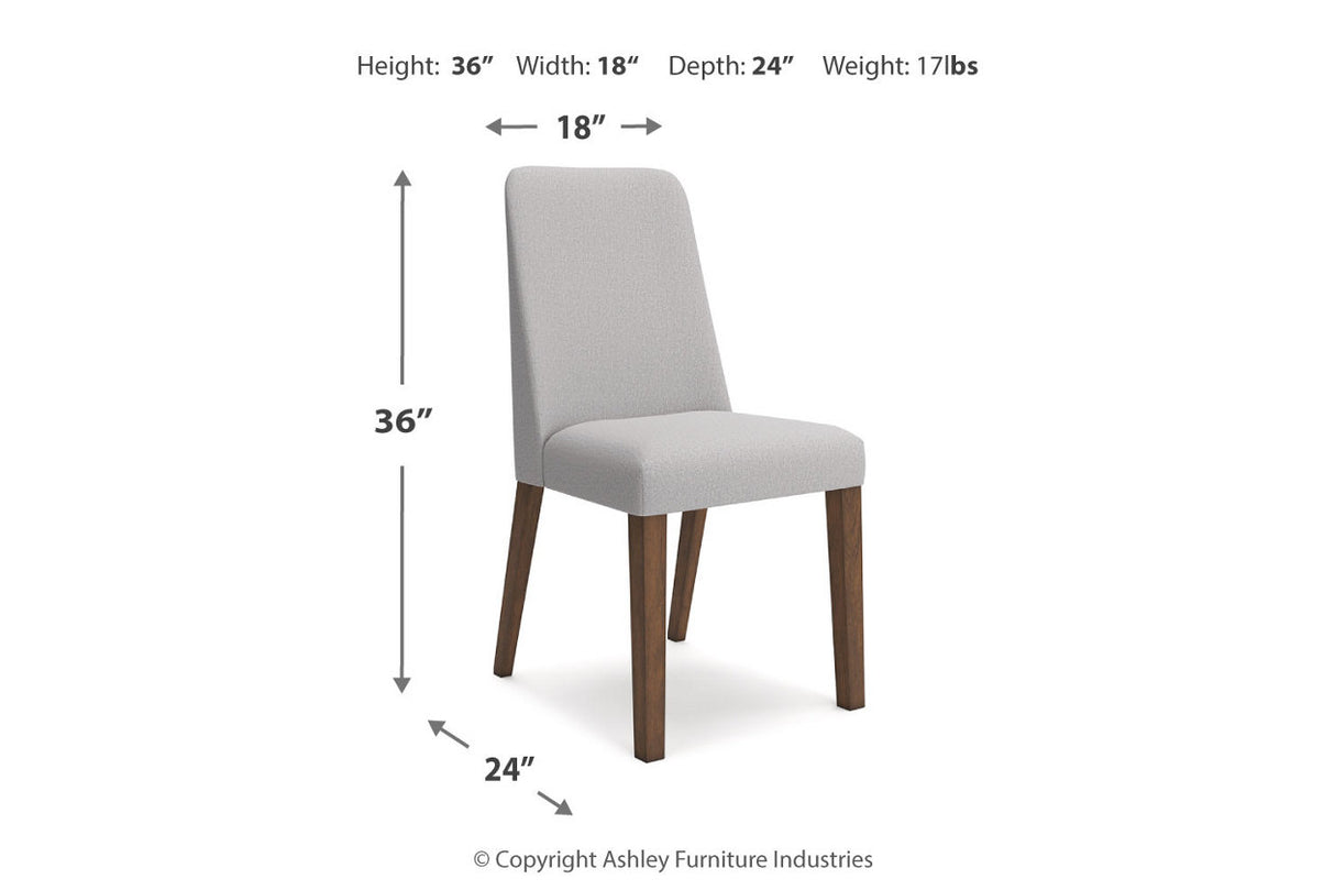 Lyncott Gray/Brown Dining Table and 4 Chairs from Ashley Furniture - Luna Furniture