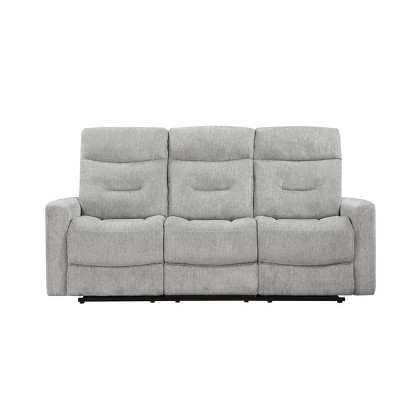 Lyndon Gray Double Reclining Sofa