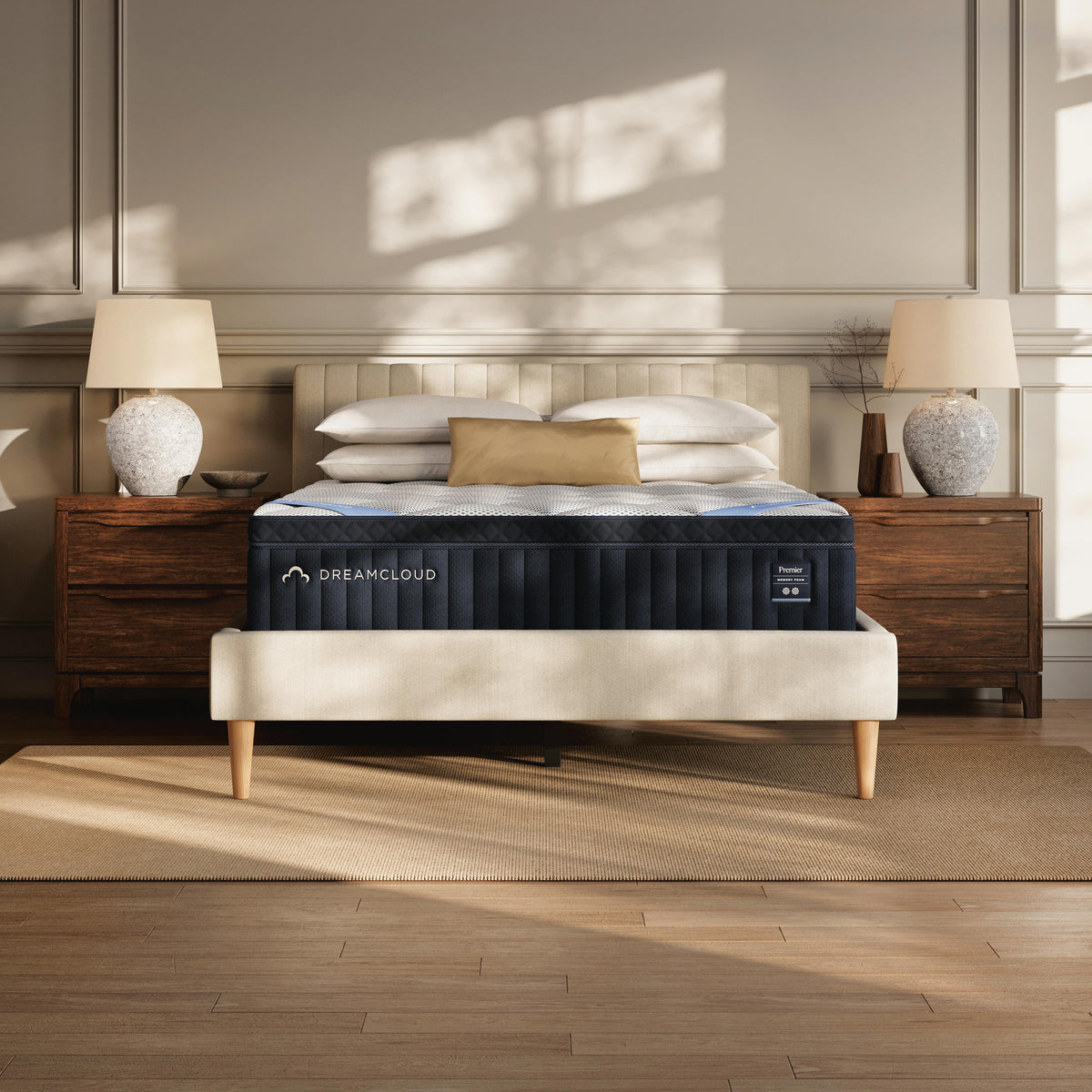 Dreamcloud Premier Memory Foam White Queen Mattress from Ashley - Luna Furniture