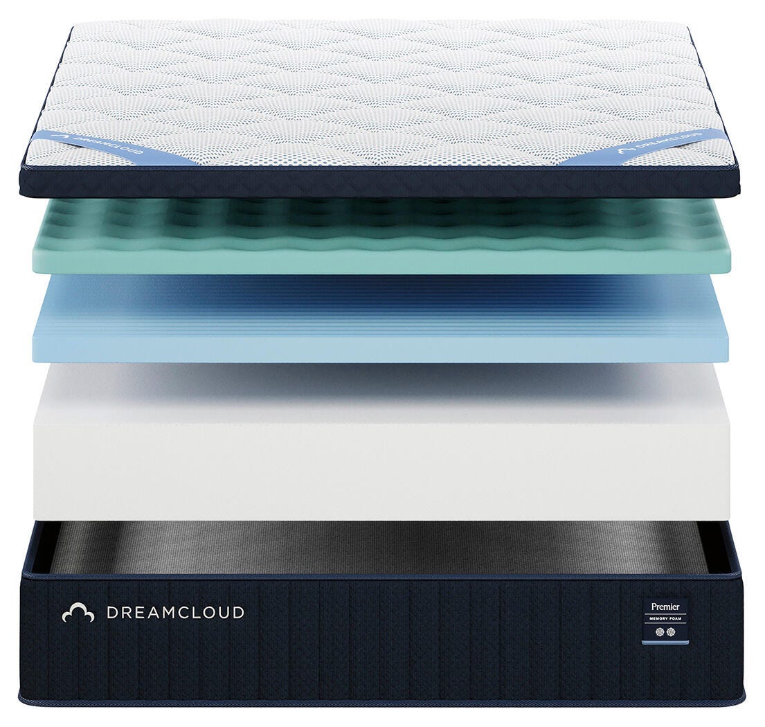 Dreamcloud Premier Memory Foam White Queen Mattress from Ashley - Luna Furniture