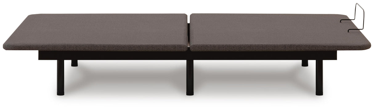 Good Charcoal Gray California King Head & Foot Adjustable Base from Ashley Furniture - Luna Furniture