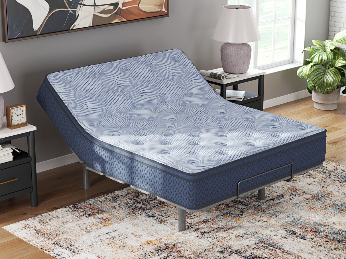 Dellyn 12 Hybrid Light Blue California King Mattress from Ashley - Luna Furniture