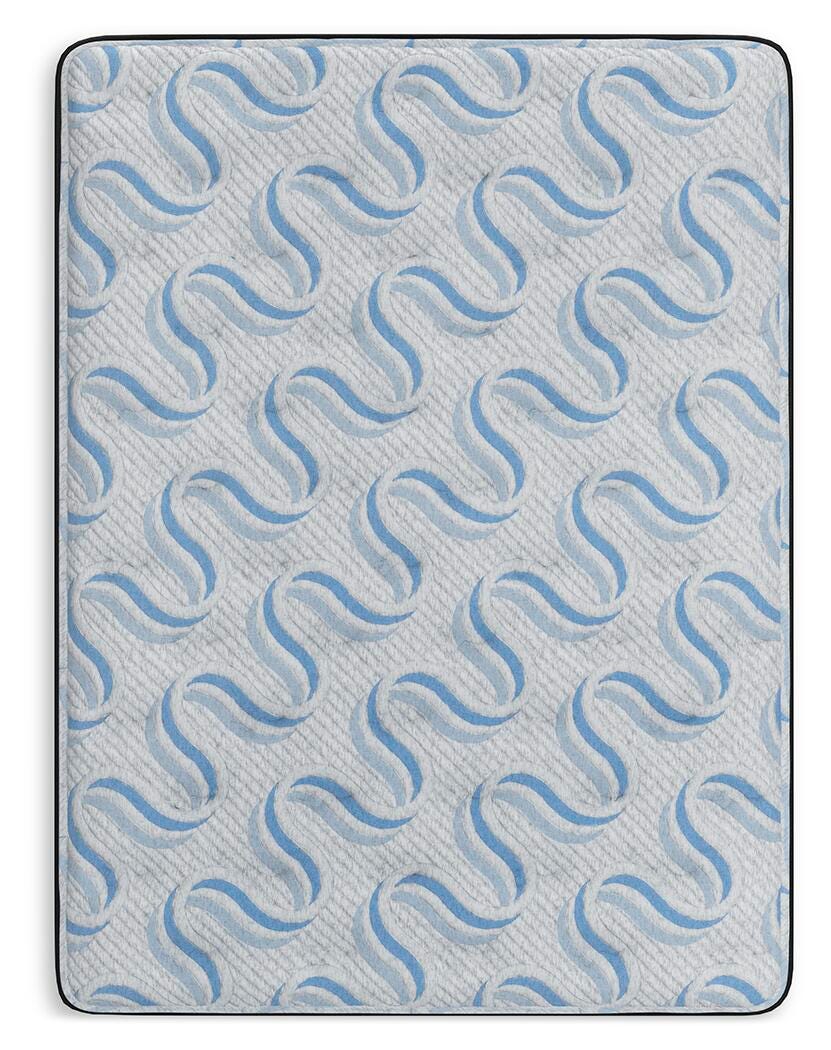 Elite Springs Firm Gray/Blue Queen Mattress from Ashley Furniture - Luna Furniture
