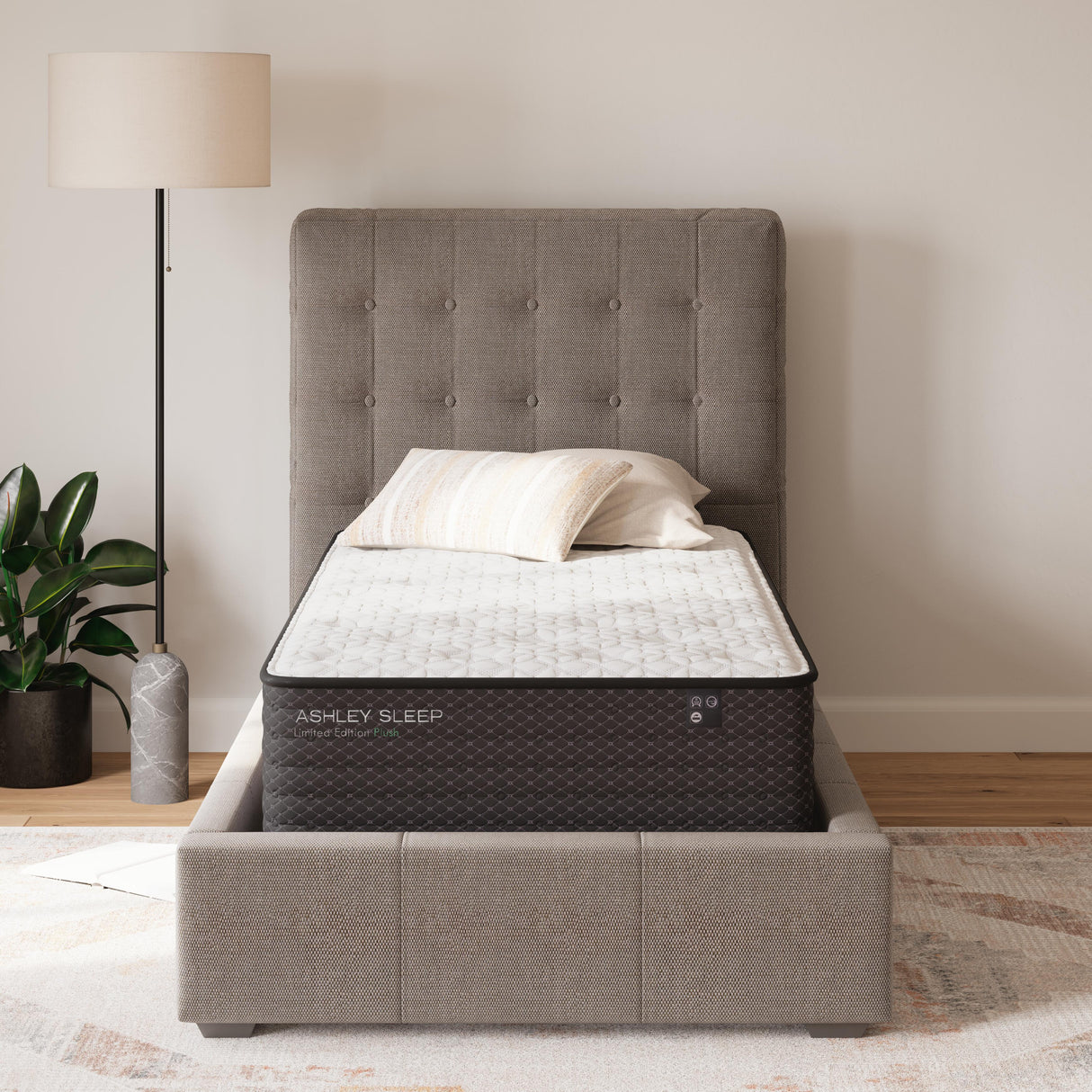 Limited Edition Plush White Twin XL Mattress from Ashley - Luna Furniture