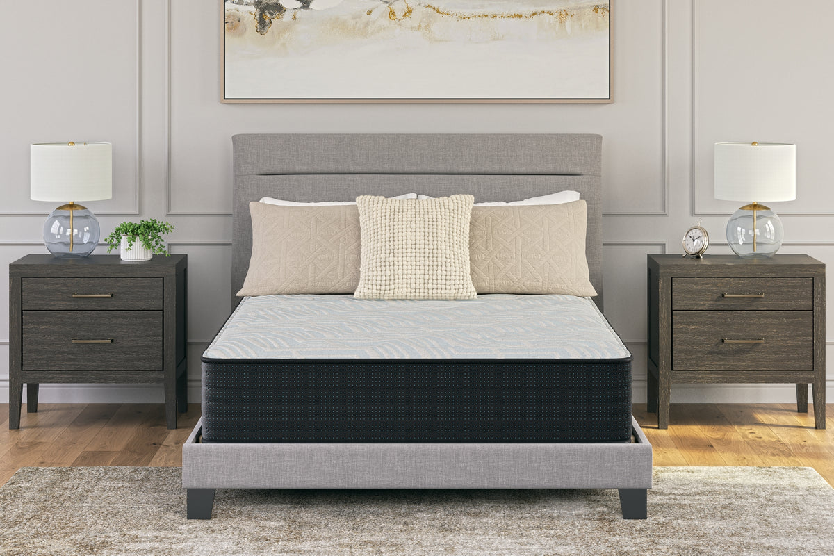 Palisades Firm Gray/Blue Twin Mattress from Ashley Furniture - Luna Furniture