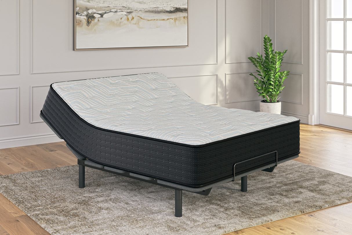 Palisades Firm Gray/Blue Twin Mattress from Ashley Furniture - Luna Furniture