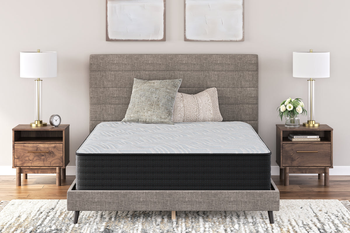 Palisades Plush Gray/Blue King Mattress from Ashley - Luna Furniture
