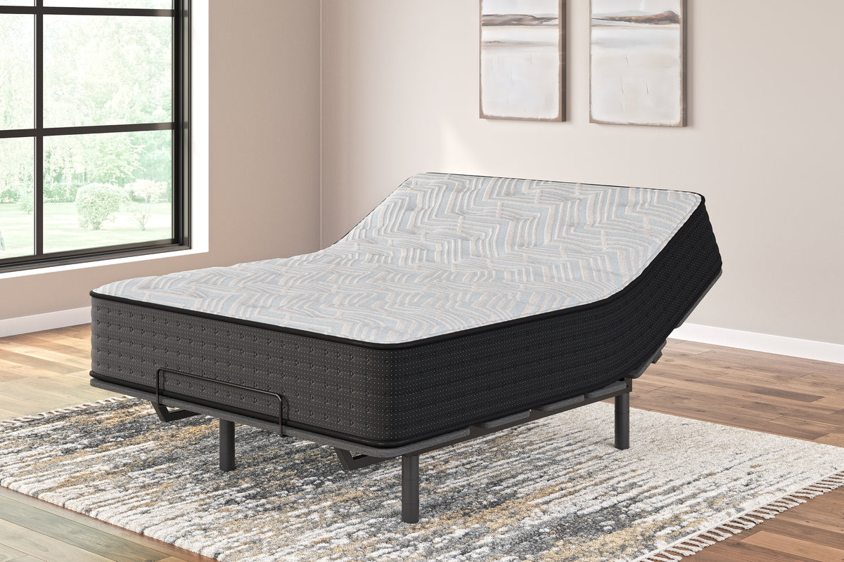 Palisades Plush Gray/Blue King Mattress from Ashley - Luna Furniture