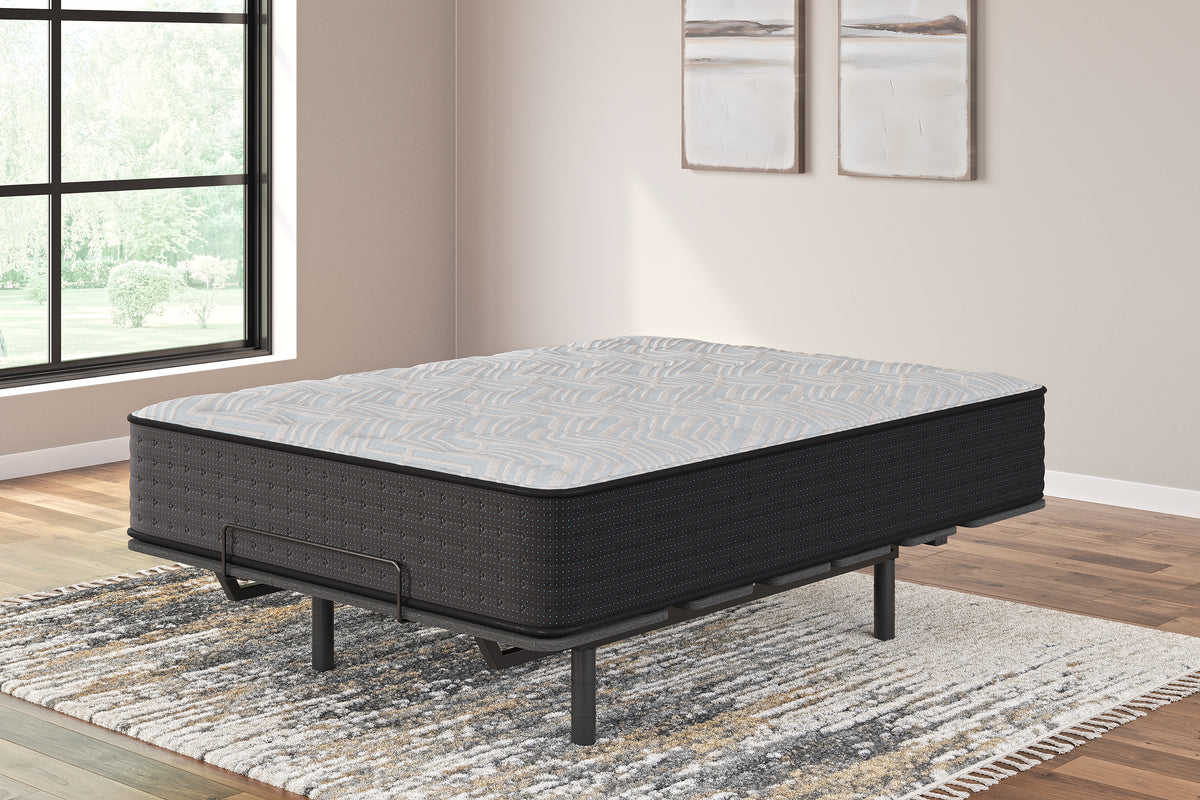 Palisades Plush Gray/Blue King Mattress from Ashley - Luna Furniture